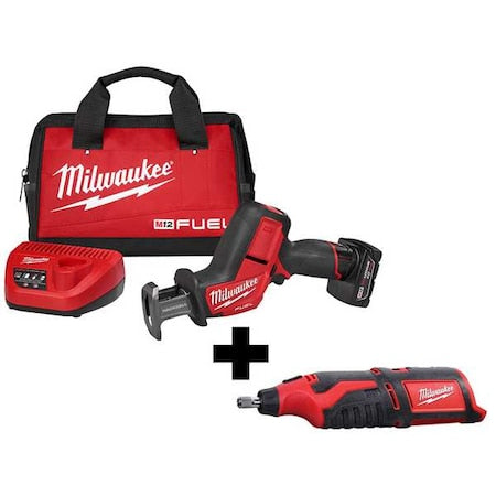 M12 Rotary Tool + M12 FUEL HACKZALL Recip Saw Kit
