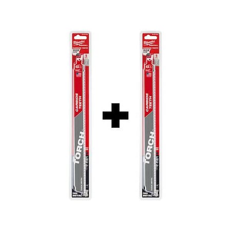 12" 8TPI The TORCH with CARBIDE TEETH 10 PK