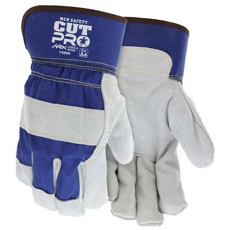 Leather Cut-Resistant Glove, ,L 12 PK