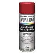 Spray Paint, Red, Gloss, Solvent, 10 oz