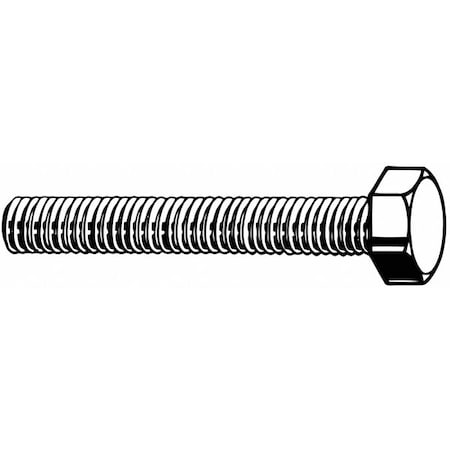 Class 8.8, M12-1.75 Hex Head Cap Screw, Zinc Plated Steel, 150 mm L, 25 PK