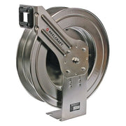 Spring Return Hose Reel, 1/2 in Hose Diameter, 50 ft Length, 300 psi Max. Pressure, Brass