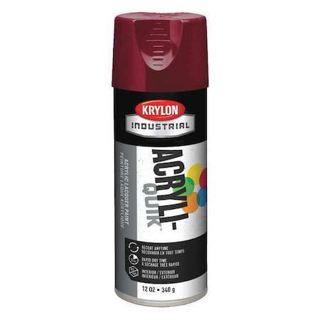 Spray Paint, Cherry Red, Gloss, Solvent, 12 oz