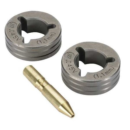 Drive Roll Kit, 2 Roll, V-Grooved, 0.045