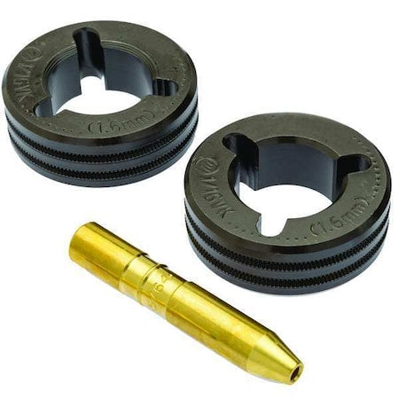 Drive Roll Kit, 2 Roll, V-Knurl, 0.062