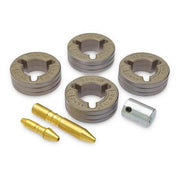 Drive Roll Kit, 4-Roll, V-Grooved, 0.045