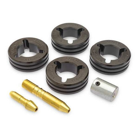 Drive Roll Kit, 4-Roll, V-Knurled, 0.062
