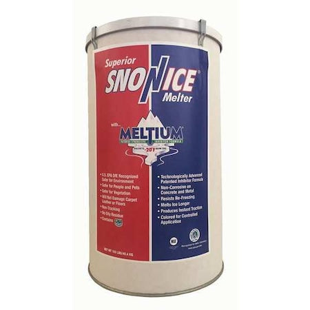 Sno N Ice Melt 100 lb. Drum, Half TL