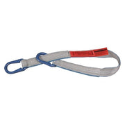 Web Sling, Type U, 4 ft L, 2 in W, Polyester, Silver