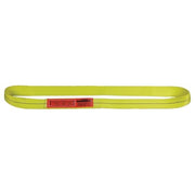 Web Sling, Type 5, 4 ft L, 2 in W, Nylon, Yellow