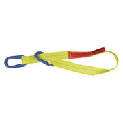 Web Sling, Type U, 8 ft L, 2 in W, Polyester, Yellow