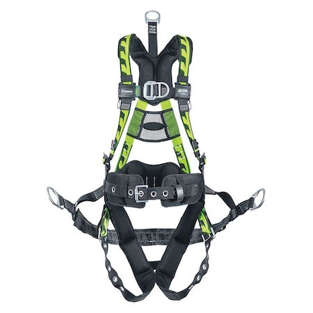 AirCore(TM) Full Body Harness, S/M, 400 lb., Mating Chest/ Tongue Leg Straps