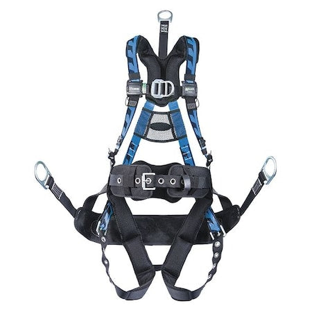 AirCore(TM) Oil & Gas with Bos'n Chair Full Body Harness, S/M, 400 lb., Mating Chest/