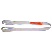 Web Sling, Type 4, 11 ft L, 6 in W, Polyester, Silver
