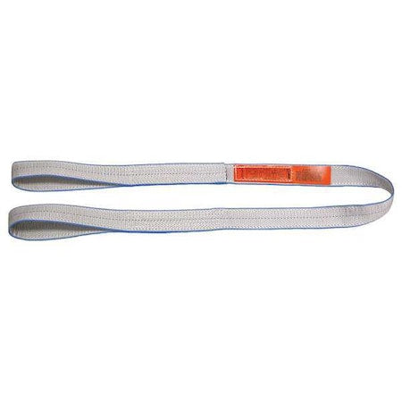 Web Sling, Type 3, 11 ft L, 3 in W, Polyester, Silver