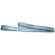 Web Sling, Type 3, 4 ft L, 2 in W, Polyester, Silver