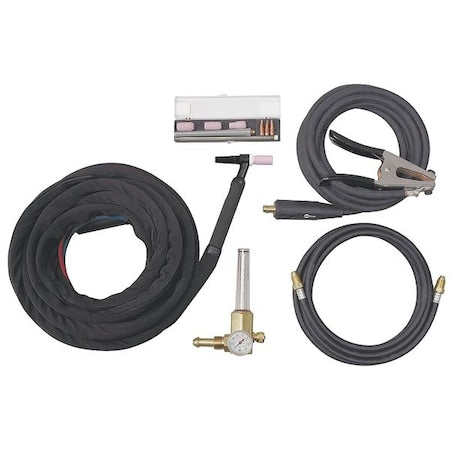 Tig Torch,0.020 in to 1/8 in Electrodes