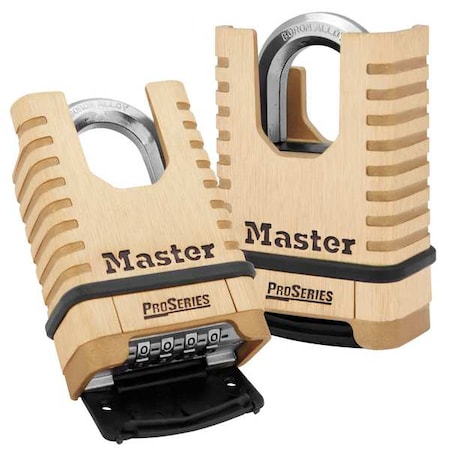 Combination Padlock,Bottom,Brass