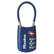 1-3/16" Blue Set Your Own Combination TSA Luggage Lock