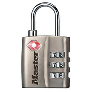 Luggage/Briefcase Padlock,Steel,Side