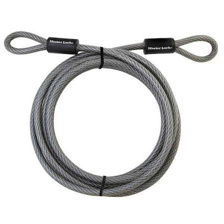 Security Cable,3/8 in,15 ft,Woven Steel