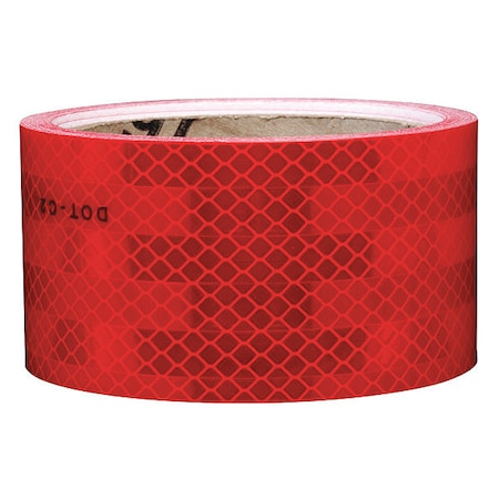Reflective Tape,Red,3 in. W