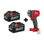 M18 FUEL 3/8" Compact Impact Wrench w/ M18 REDLITHIUM HIGH OUTPUT XC6.0 Batteries, 2-Pack