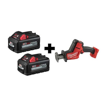 M18 FUEL HACKZALL + M18 HIGH OUTPUT XC6.0 Batteries (2 Pk)
