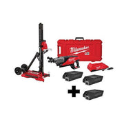 MX FUEL Handheld Core Drill Kit w/ Stand + MX FUEL XC406 Battery Pack