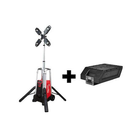 CordlessTripodLight,BatteryIncl,24 3/4"L