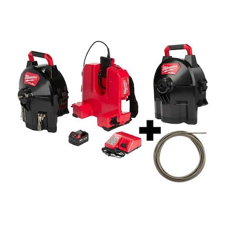 Drain Gun Kit, 18 V, Max. Run 50 Ft.