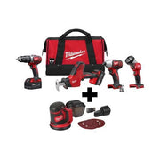 M18 Random Orbit Sander + M18 Cordless LITHIUM-ION 4-Tool Combo Kit