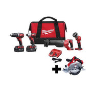 M18 6-1/2" Circular Saw + M18 Cordless LI-ION 4-Tool Combo Kit