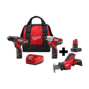 M12 Cordless 2-Tool Combo Kit + M12 HACKZALL Recip Saw + M12 XC 4.0 Battery Pack