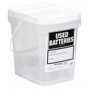 Use Batt Container, 9.75"Lx7.75"Wx9.625"H