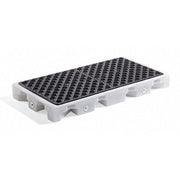Spill Deck, 22 gal Spill Capacity, 2 Drums, 3,000 lb Load Capacity