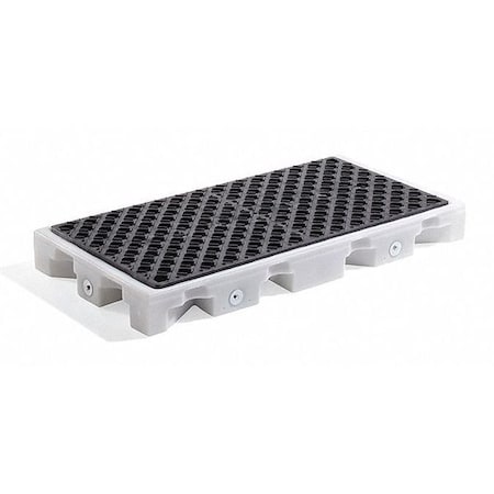 Spill Deck, 22 gal Spill Capacity, 2 Drums, 3,000 lb Load Capacity