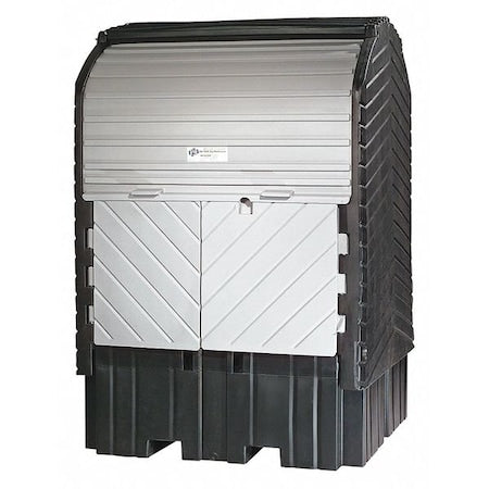 Spill Pallet, 360 gal Spill Capacity, 1 Drums, 8,000 lb Load Capacity