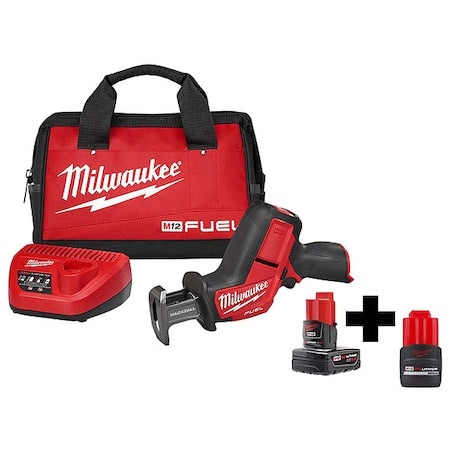 M12 FUEL HACKZALL Recip Saw Kit + M12 HIGH OUTPUT CP2.5 Battery
