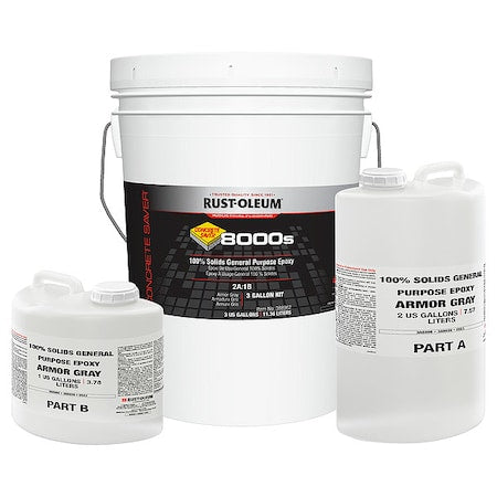 Epoxy Coating, Flat Finish, Armor Gray, Solvent Base