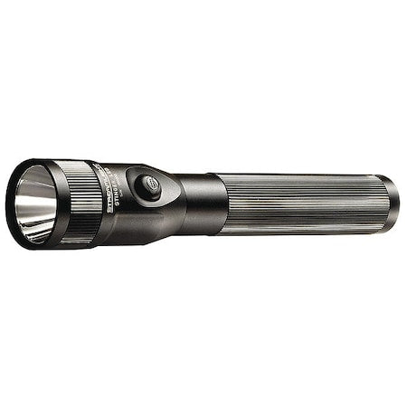 Black Rechargeable LED Handheld Flashlight, NiMH 3.6V, 425lm