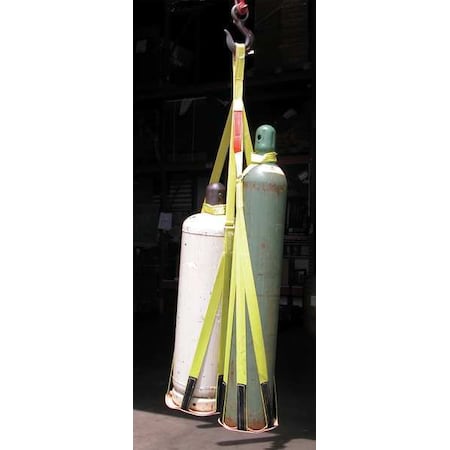 Gas Bottle Sling,Dual,1000 lb.