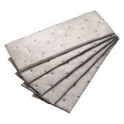 Sorbent Pad, 31 gal, 7 1/2 in x 20 1/2 in, Oil, Gray, Polyester, Polypropylene