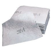 Sorbent Pad, 37 gal, 15 1/2 in x 20 1/2 in, Oil, Gray, Polyester, Polypropylene