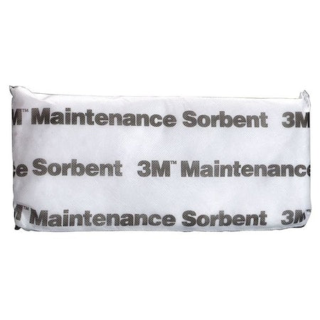 Sorbent Pillow, 13 gal, 7 in x 15 in, Universal, White, 16 PK