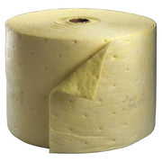 Sorbent Roll, 31 gal, 15 1/4 in x 150 ft, Oil, Yellow, Polyester, Polypropylene