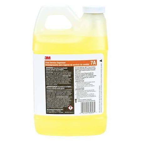 Food Service Degreaser, 0.5 gal. Jug, Liquid, Yellow