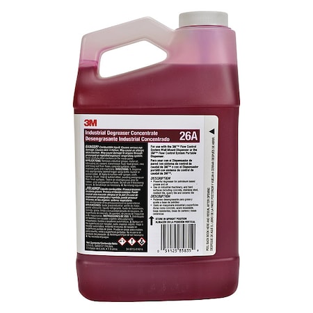 Industrial Degreaser, 0.5 gal. Jug, Liquid, Red
