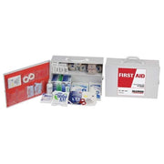 First Aid Kit and Housing, Metal 369 Components, 100 People Served