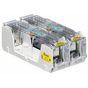 Open Fuse Block, 225 to 400A Amp Range, 600V AC/DC Volt Rating, 2 Poles, Box Lug